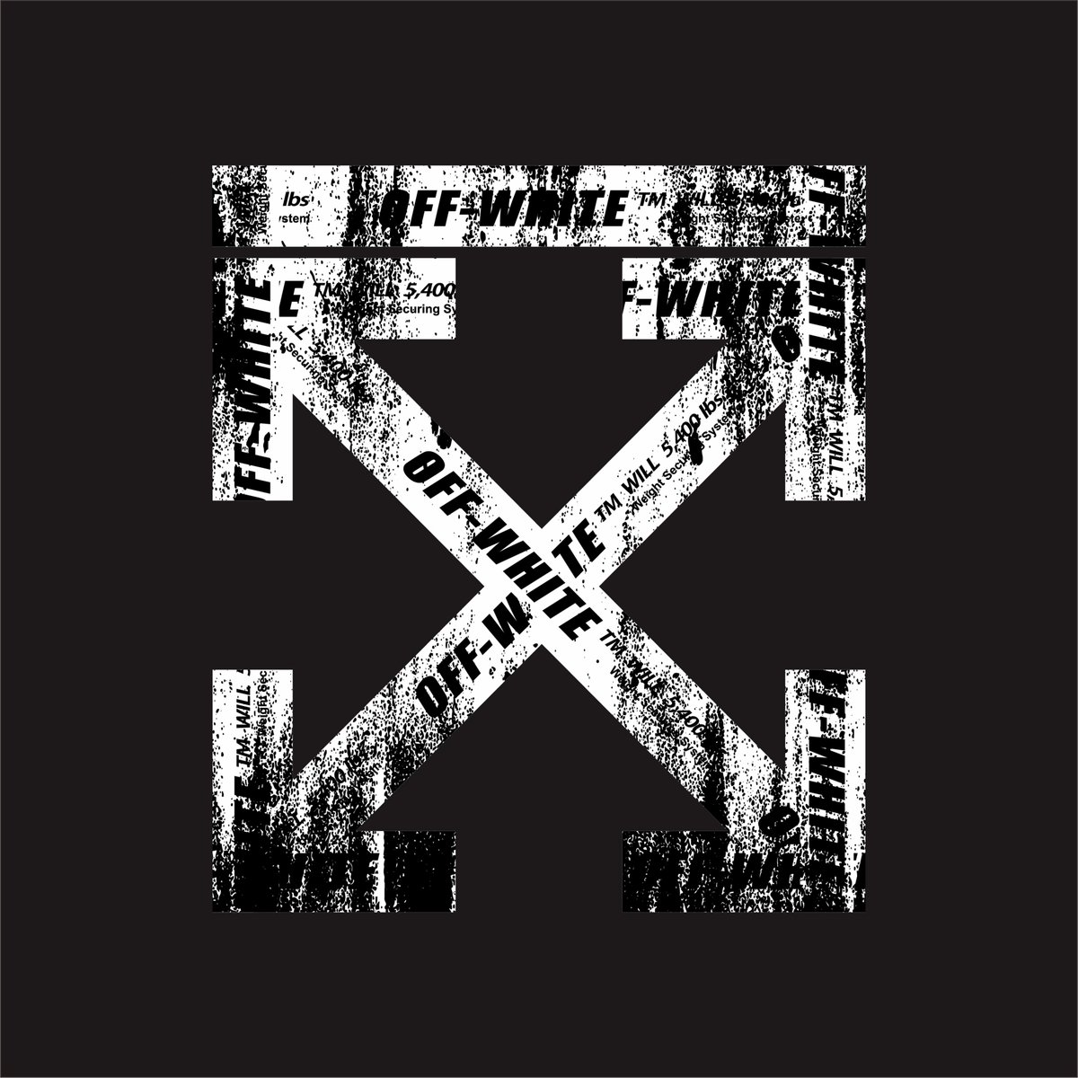 off white grunge vector logo - Free Logo Download | Seekpik