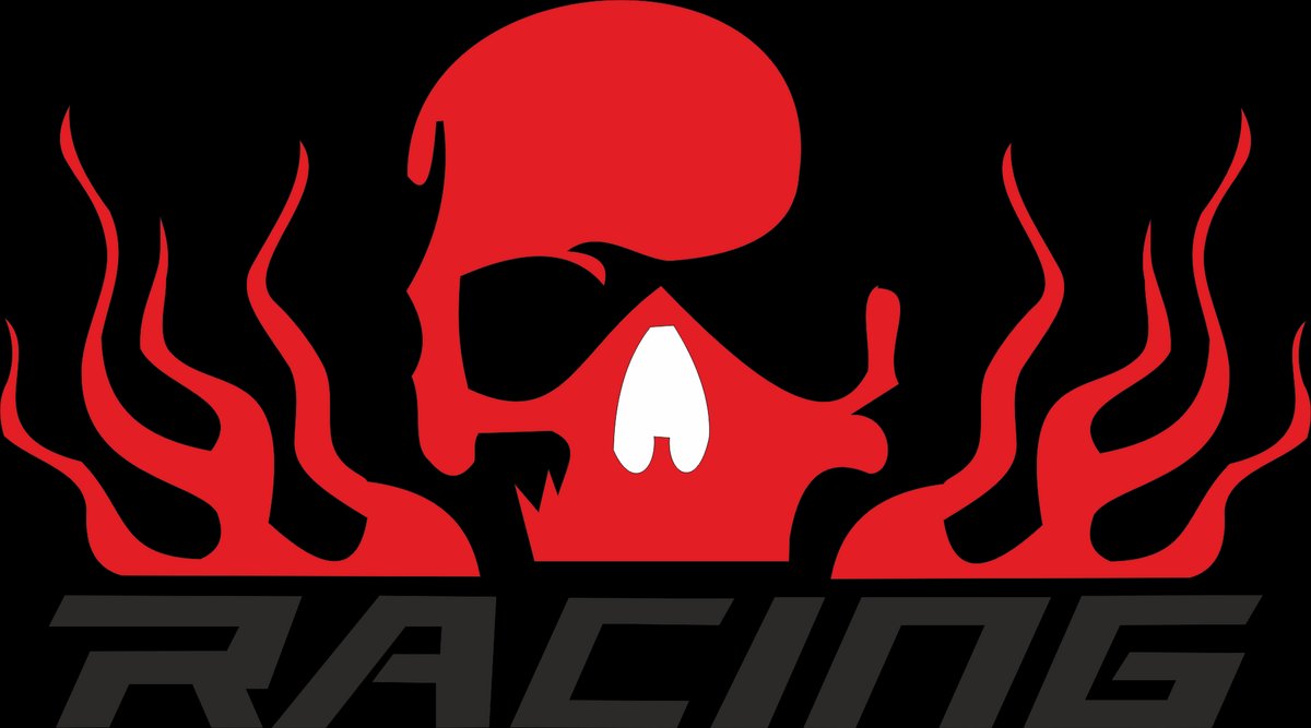 skull racing vector logo - Free Logo Download | Seekpik