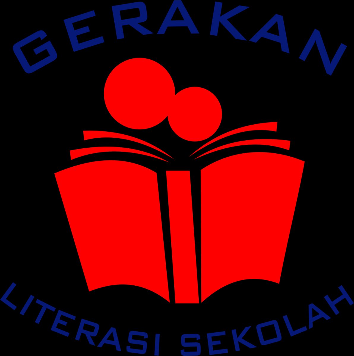 gerakan literasi sekolah vector logo - Free Logo Download | Seekpik