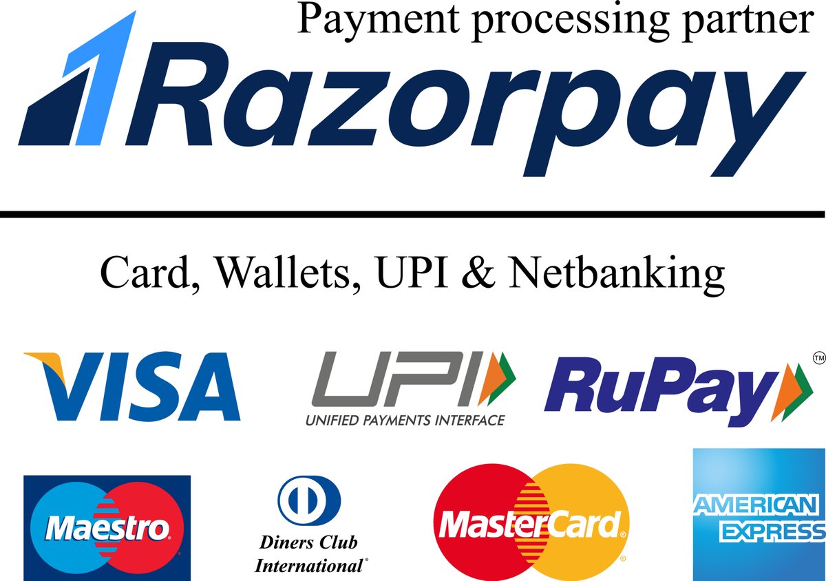 razorpay with all cards upi vector logo - Free Logo Download | Seekpik