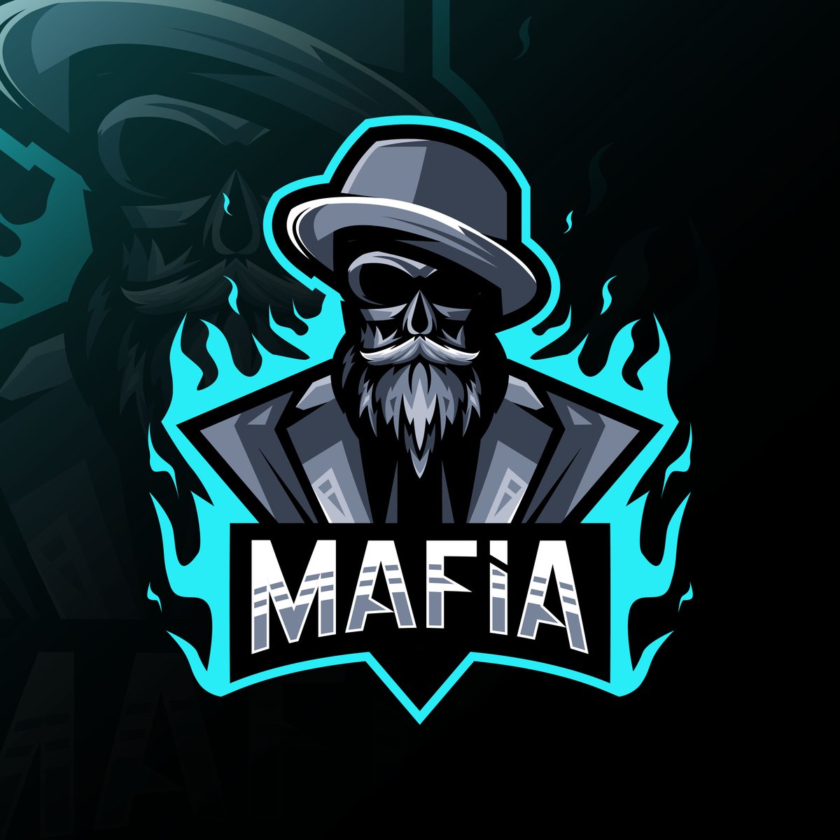 mafia mascot logo esport design - Free Graphics - Design Download | Seekpik