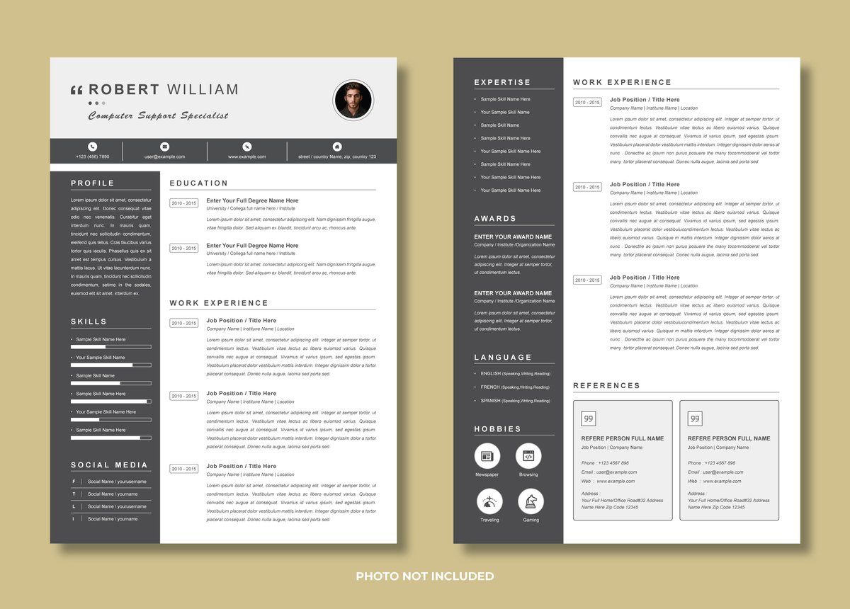 resume template - Free Graphics - Design Download | Seekpik
