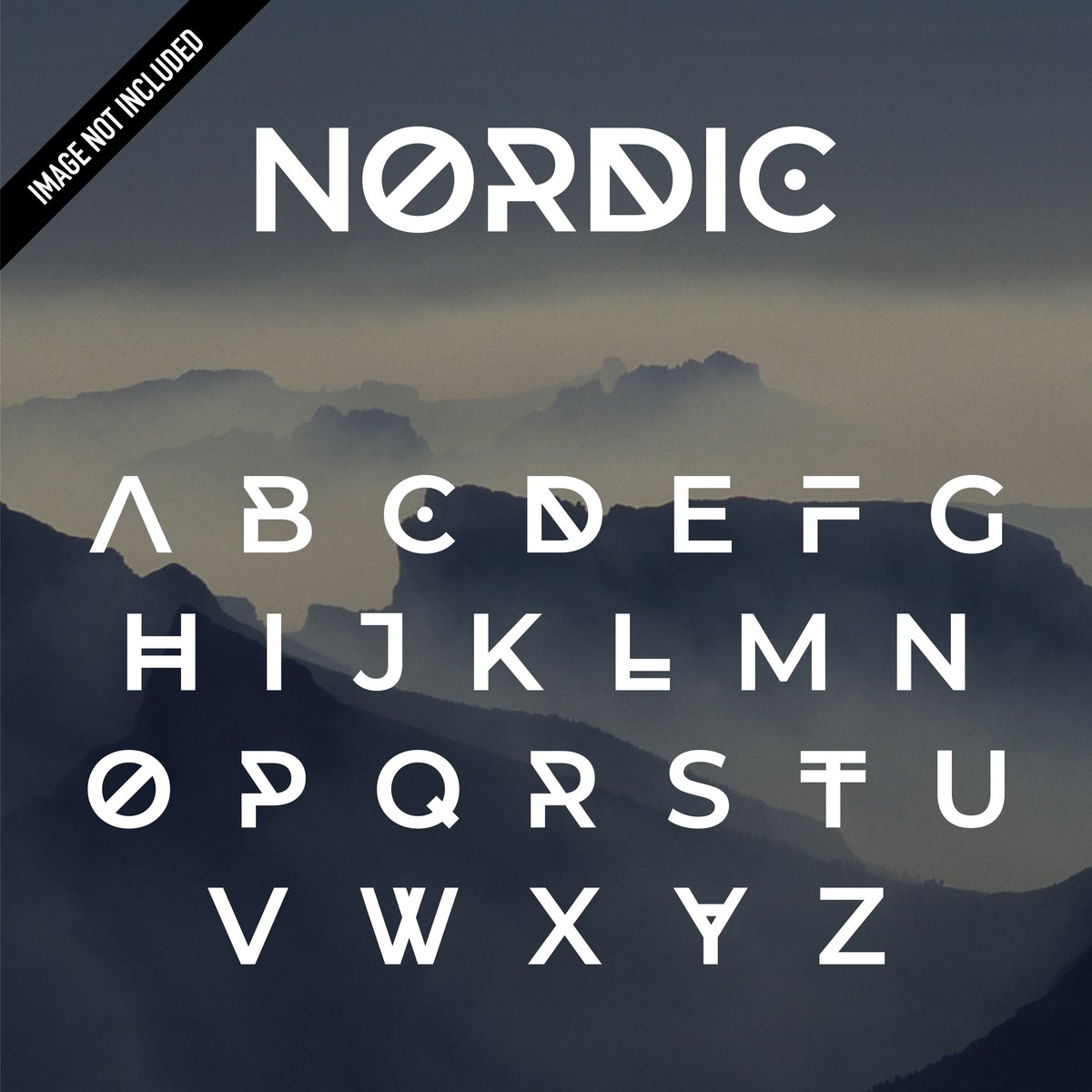 nordic alphabet design - Free Graphics - Design Download | Seekpik