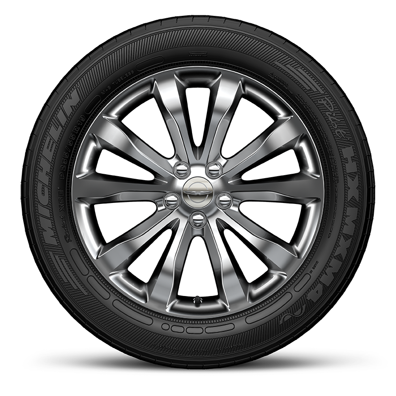 michelin tire shown from top-down perspective png