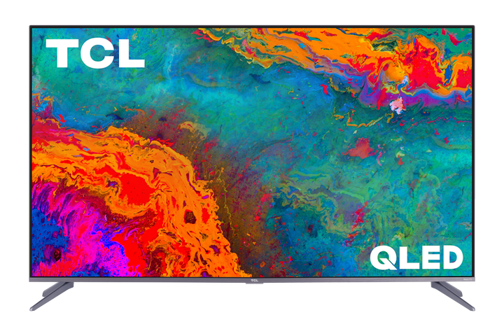tcl television with sleek black frame png