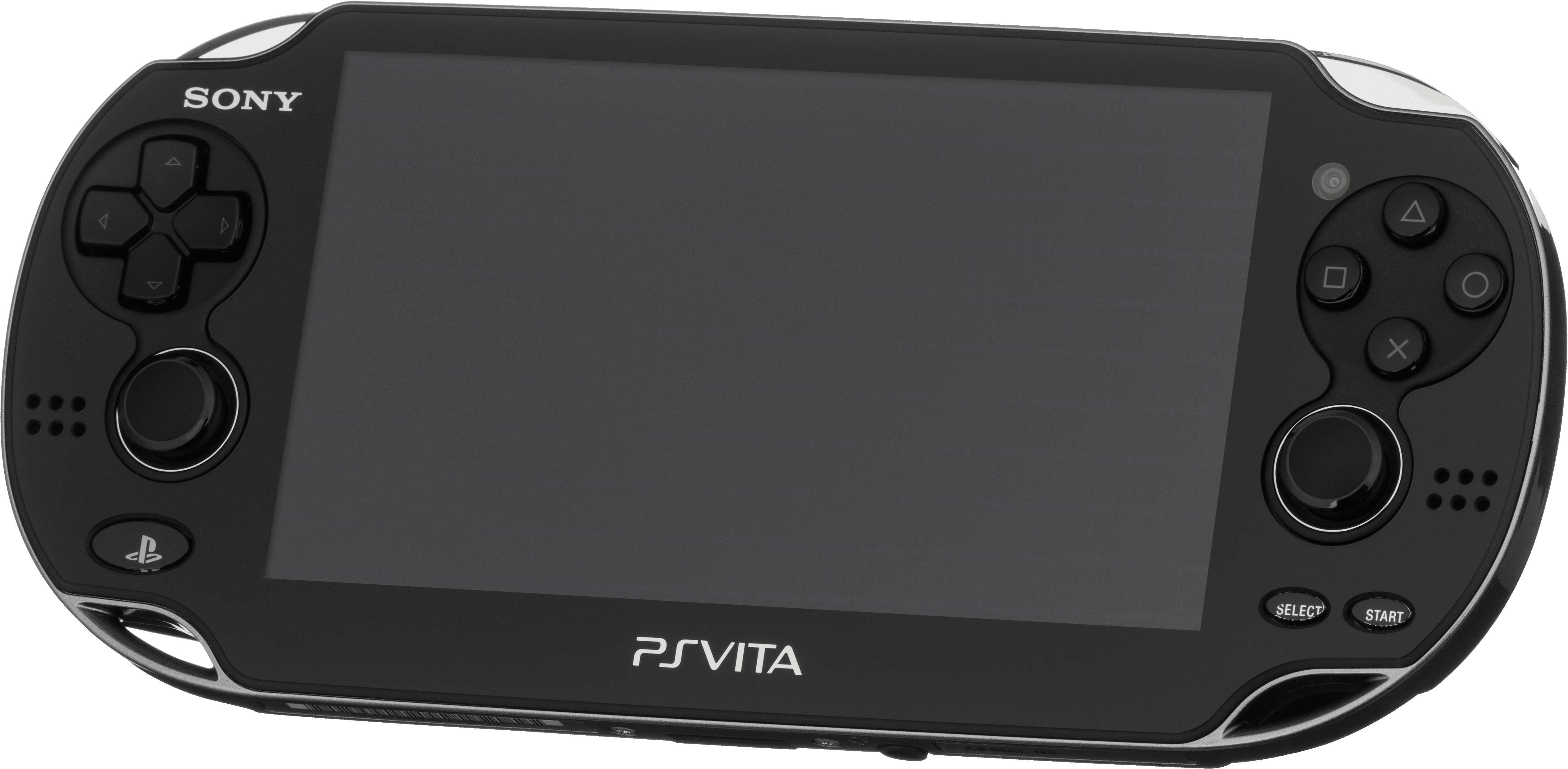 sleek black sony psp vita gaming png