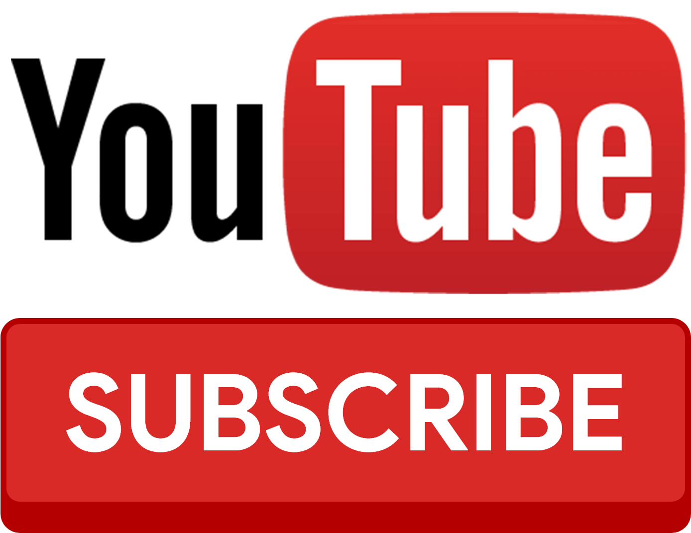 vibrant red youtube logo displayed against png