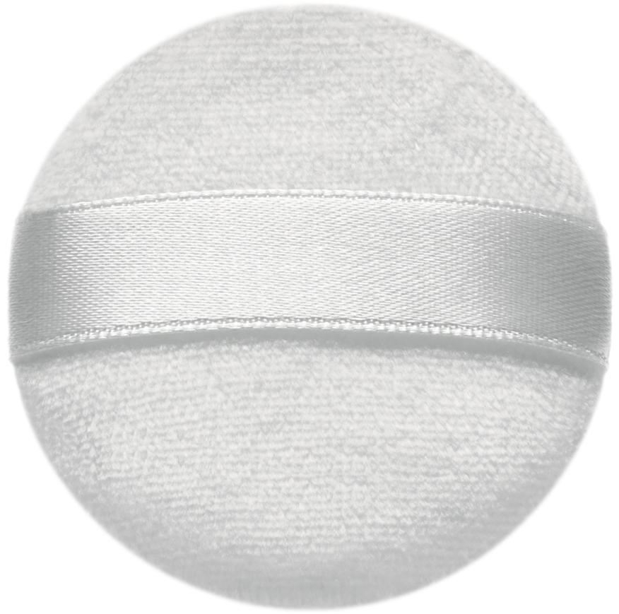 pristine white puff made soft textured png