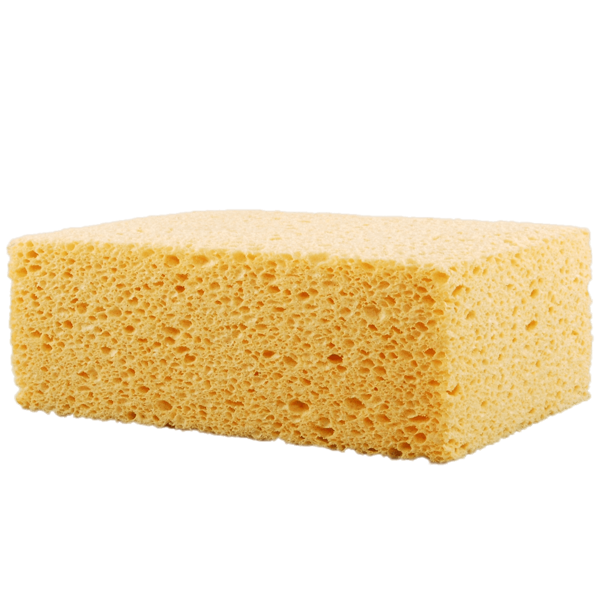 single rectangular block pale yellow porous png