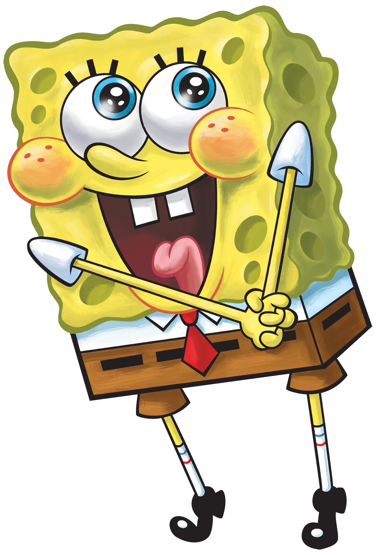 spongebob squarepants cheerful and iconic character png