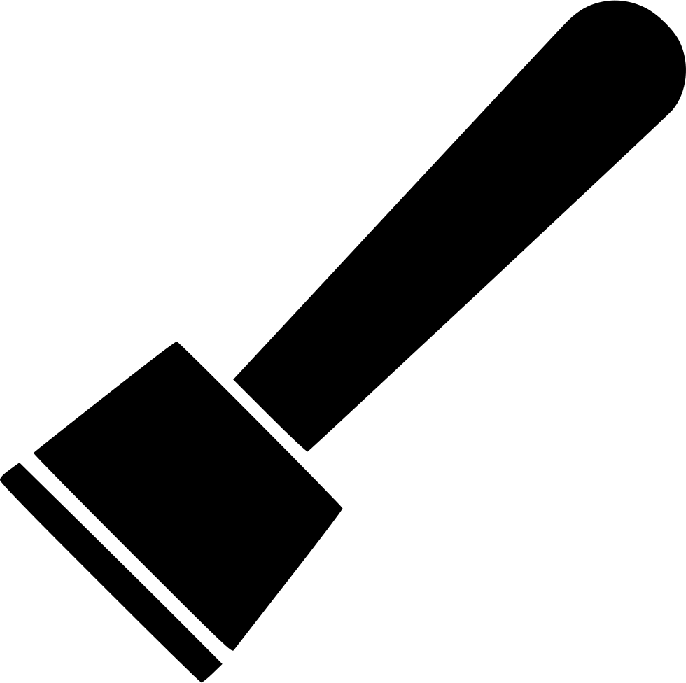 bold black and white silhouette tool png