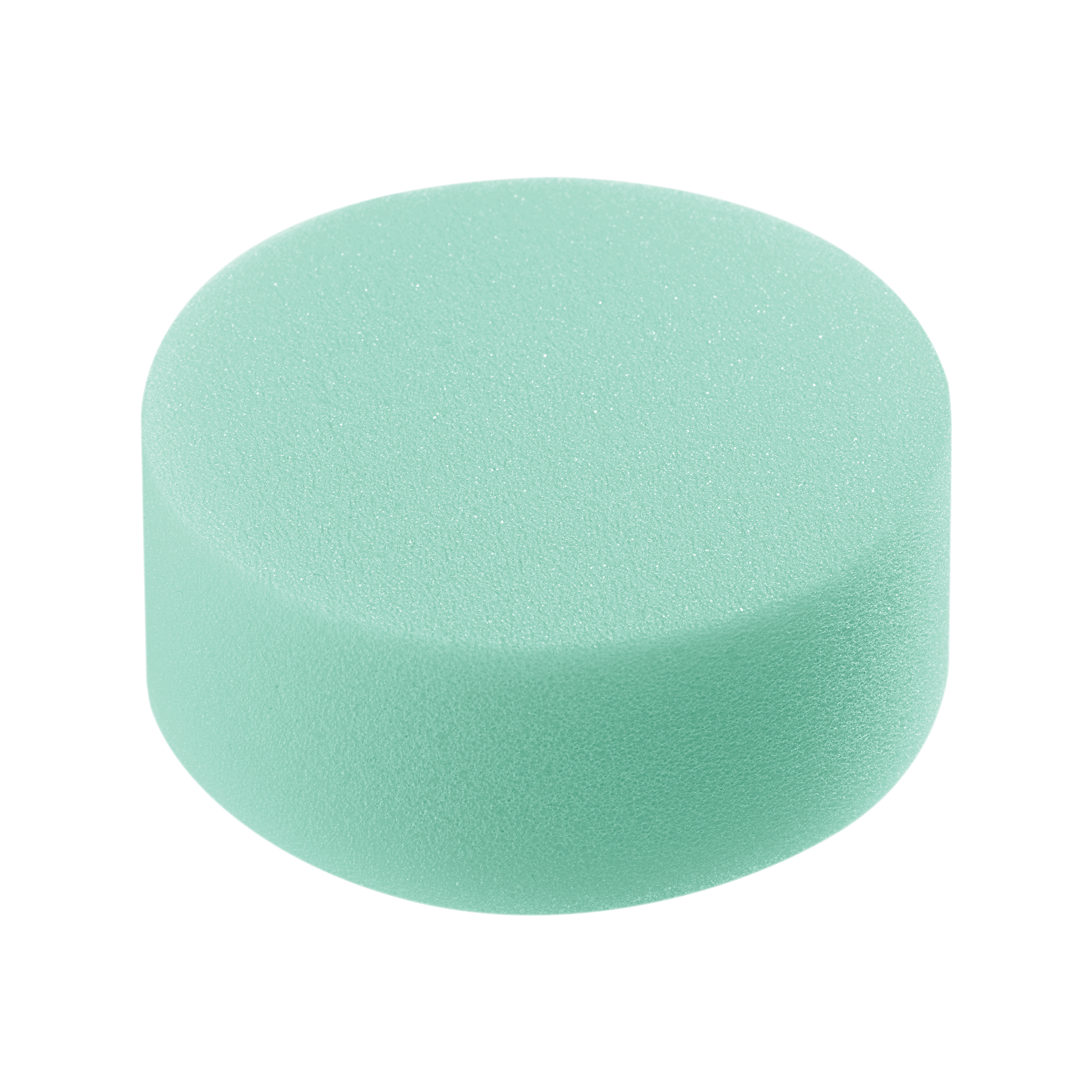 round light green sponge with slightly png