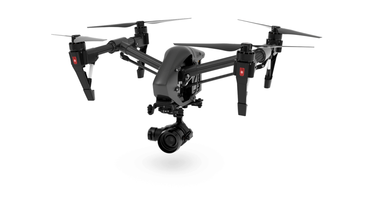 black drone with four propellers captured png