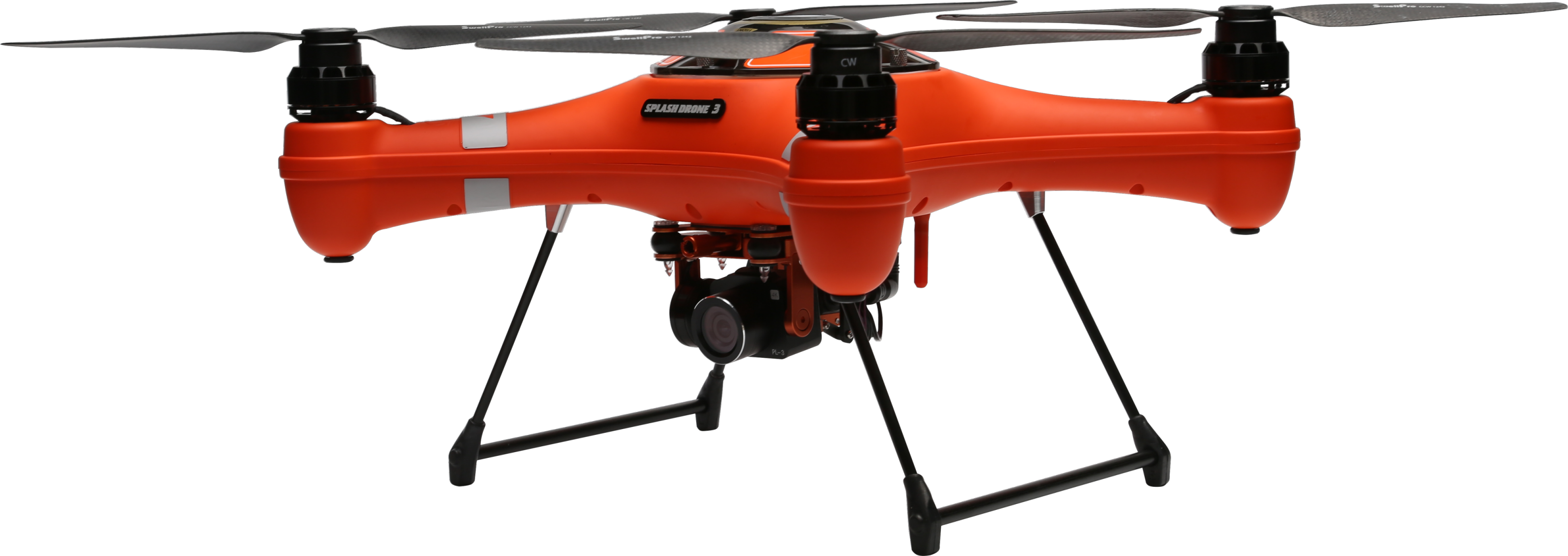 robust and vibrant orange drone stands png