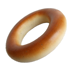 classic plain bagel