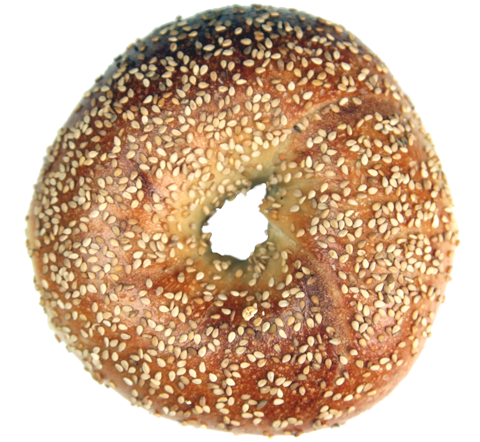 everything bagel with poppy seeds
