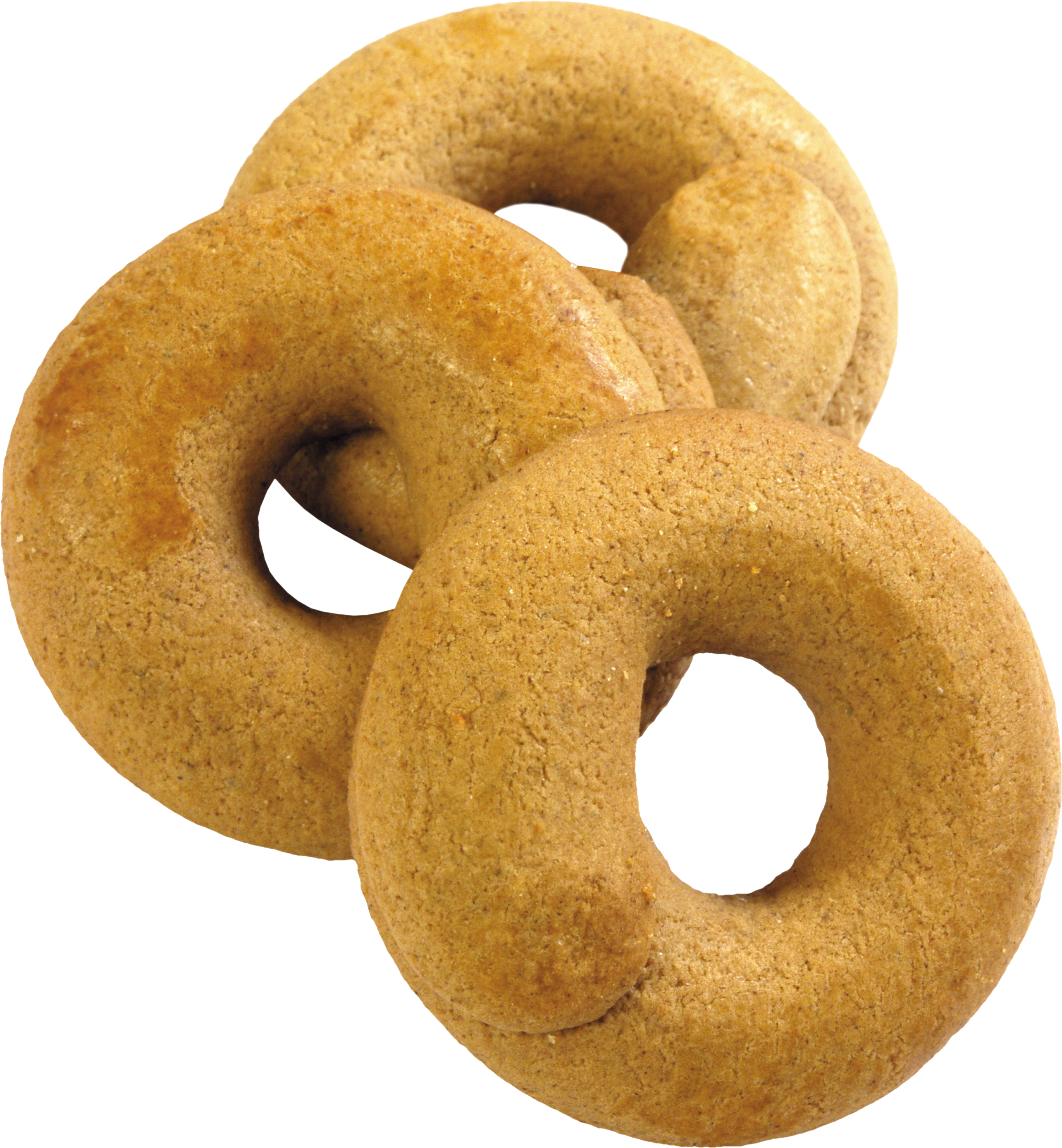 golden bagels with sesame seeds