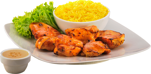 grilled chicken tikka on plate
