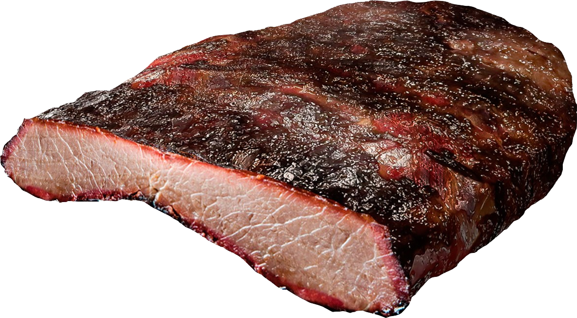 juicy beef brisket on cutting board