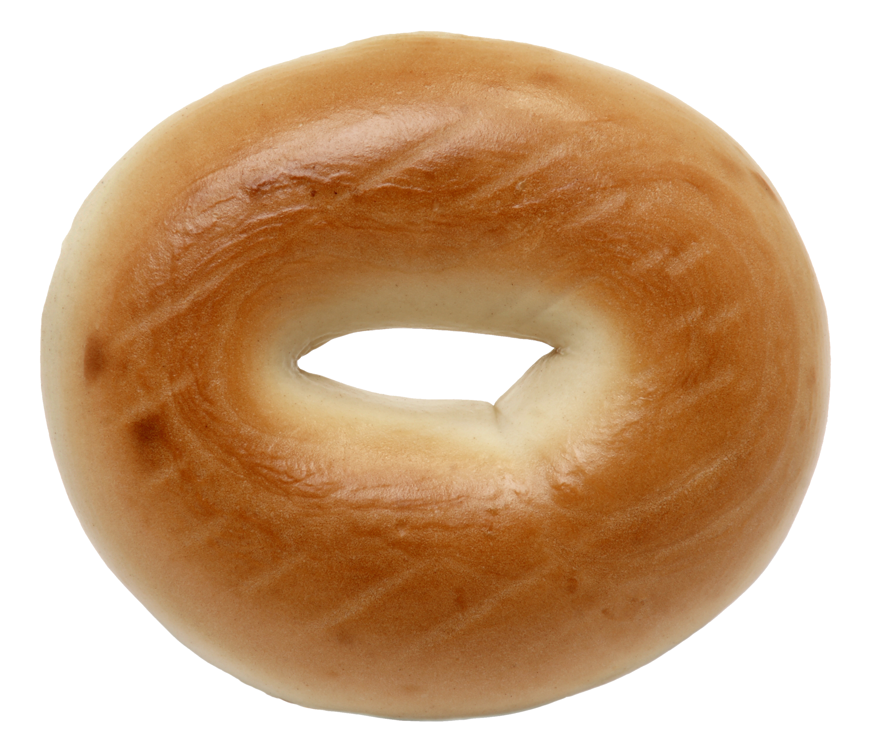 plain golden bagel