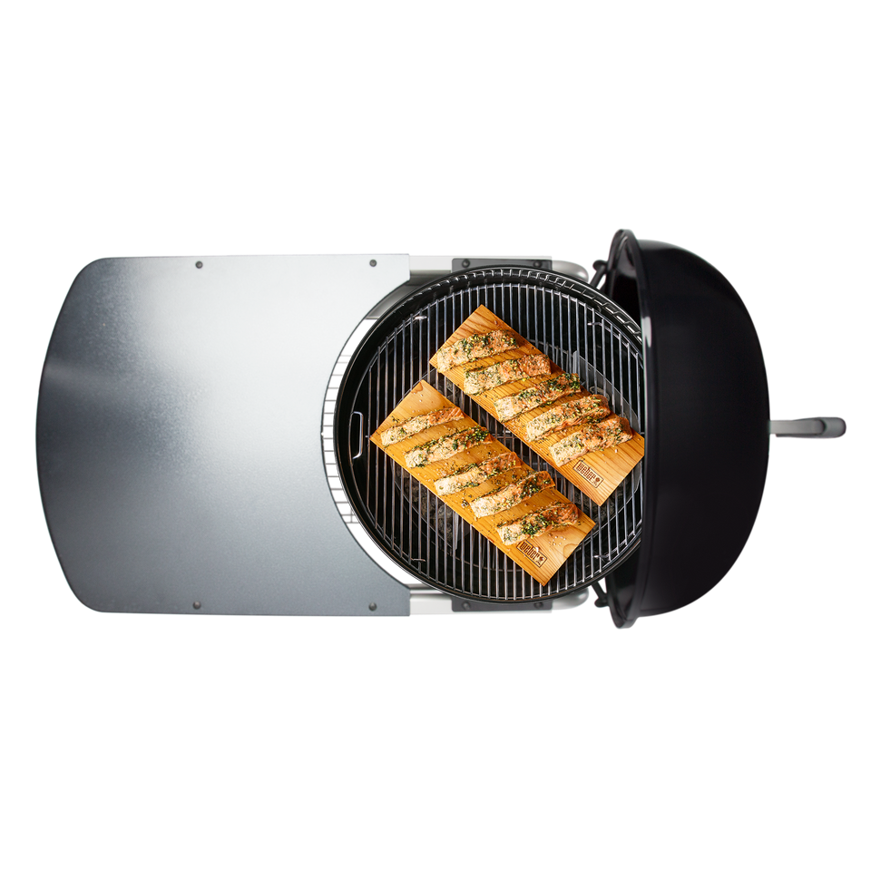 rotisserie chicken on smoker grill