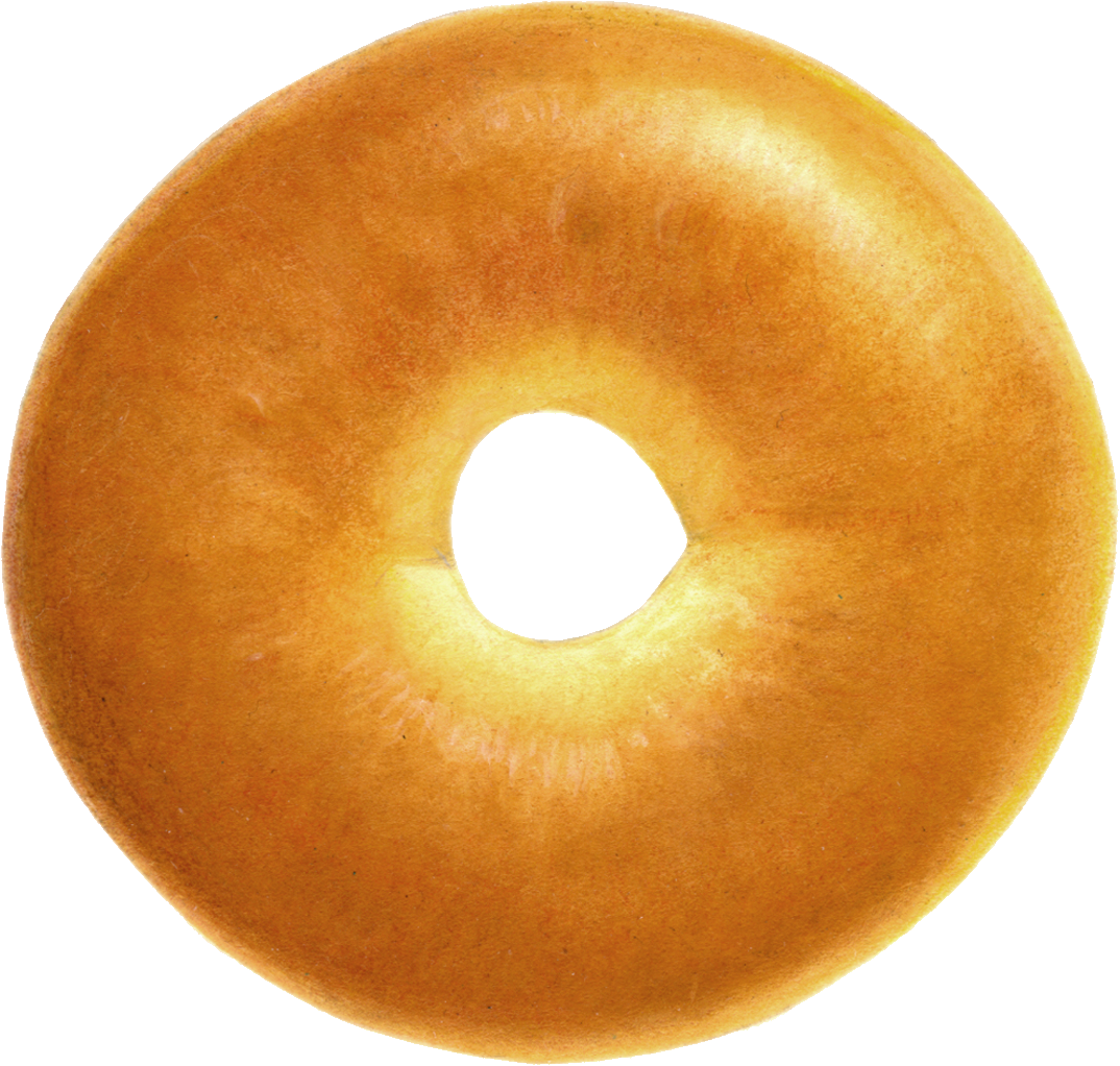 smooth plain bagel