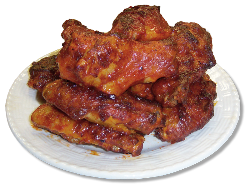 sticky bbq ribs on plate