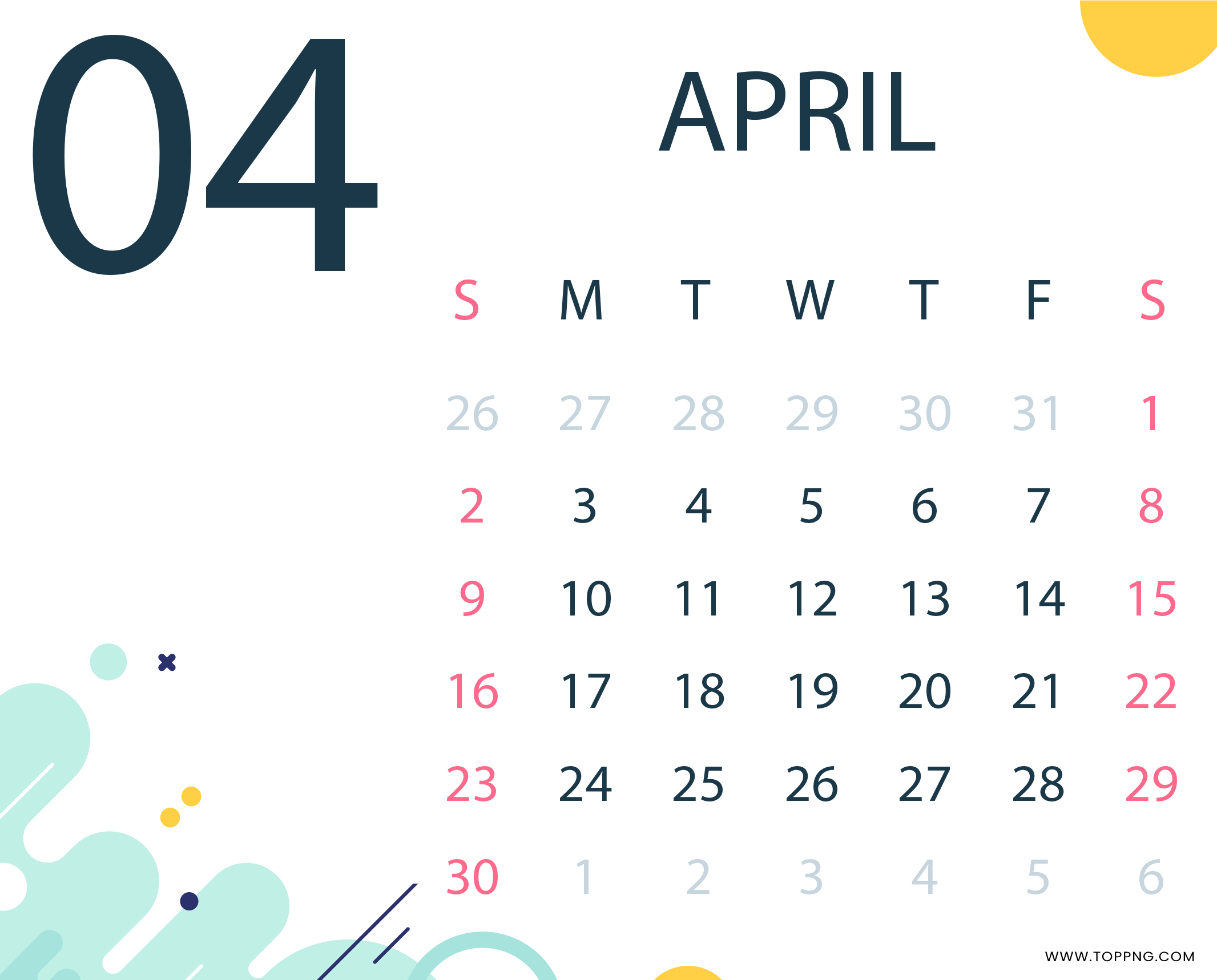 april 2023 calendar free png background 2132x1718