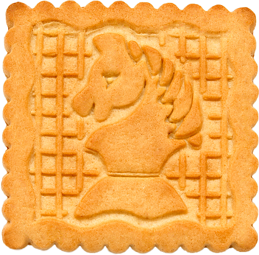 embossed horse pattern biscuit 507x500