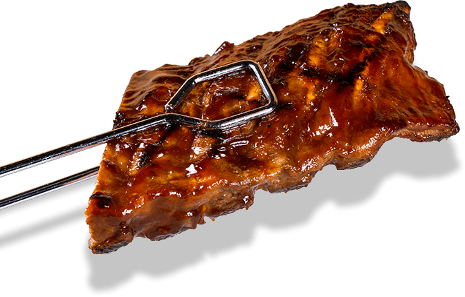 grilled ribs with glaze 672x430