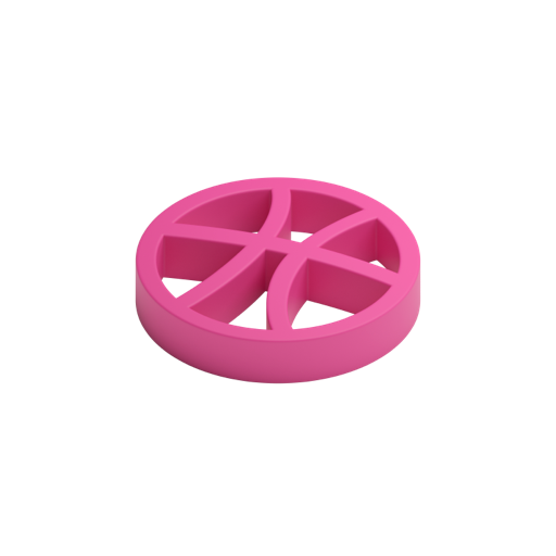 Dribbble Hollow R Shadowless