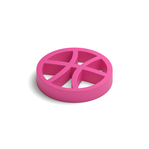 Dribbble Hollow R