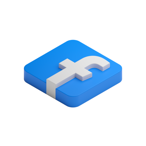 Facebook Box Filled L Shadowless