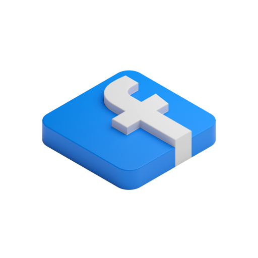 Facebook Box Filled R Shadowless