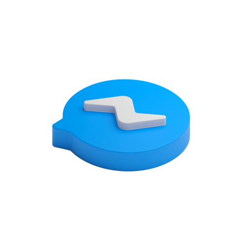 FB Messenger Filled L Shadowless
