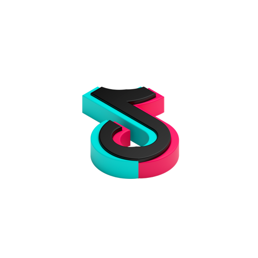 TikTok Mark Color R Shadowless