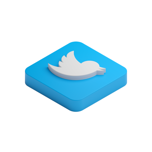 Twitter Box Filled L Shadowless