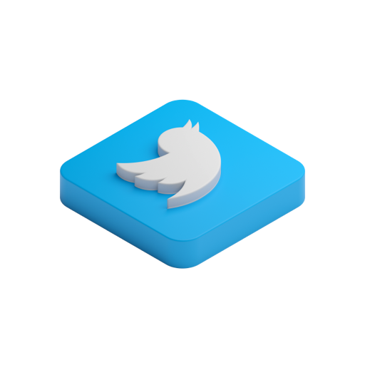 Twitter Box Filled R Shadowless