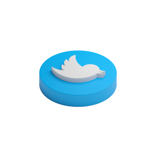 Twitter Circle Filled L Shadowless