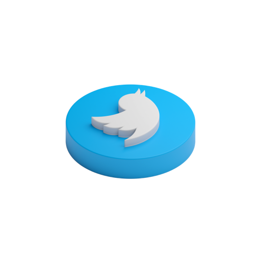 Twitter Circle Filled R Shadowless