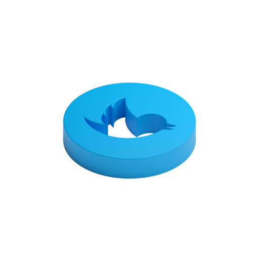 Twitter Circle Hollow L Shadowless
