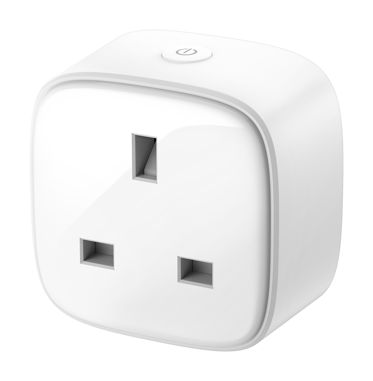 solitary white charging plug stands against png