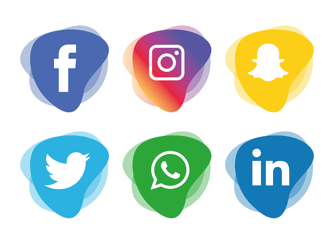 social media icons set