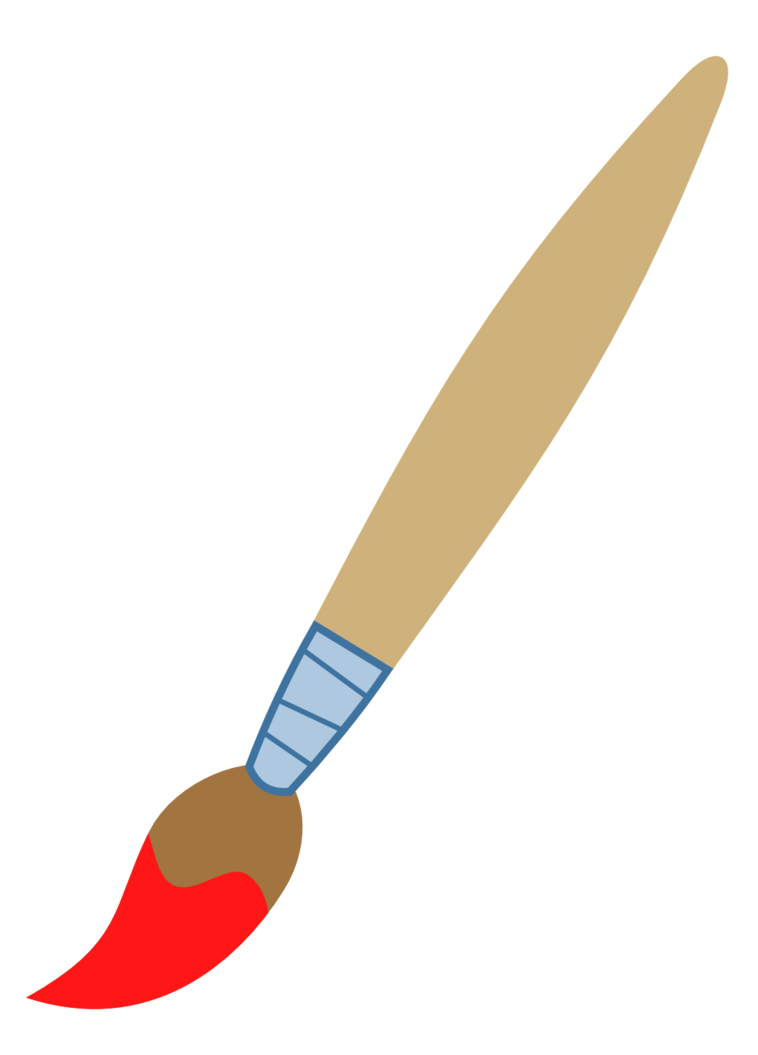 paintbrush cartoon painting clip art brush