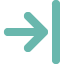 arrow right to line
