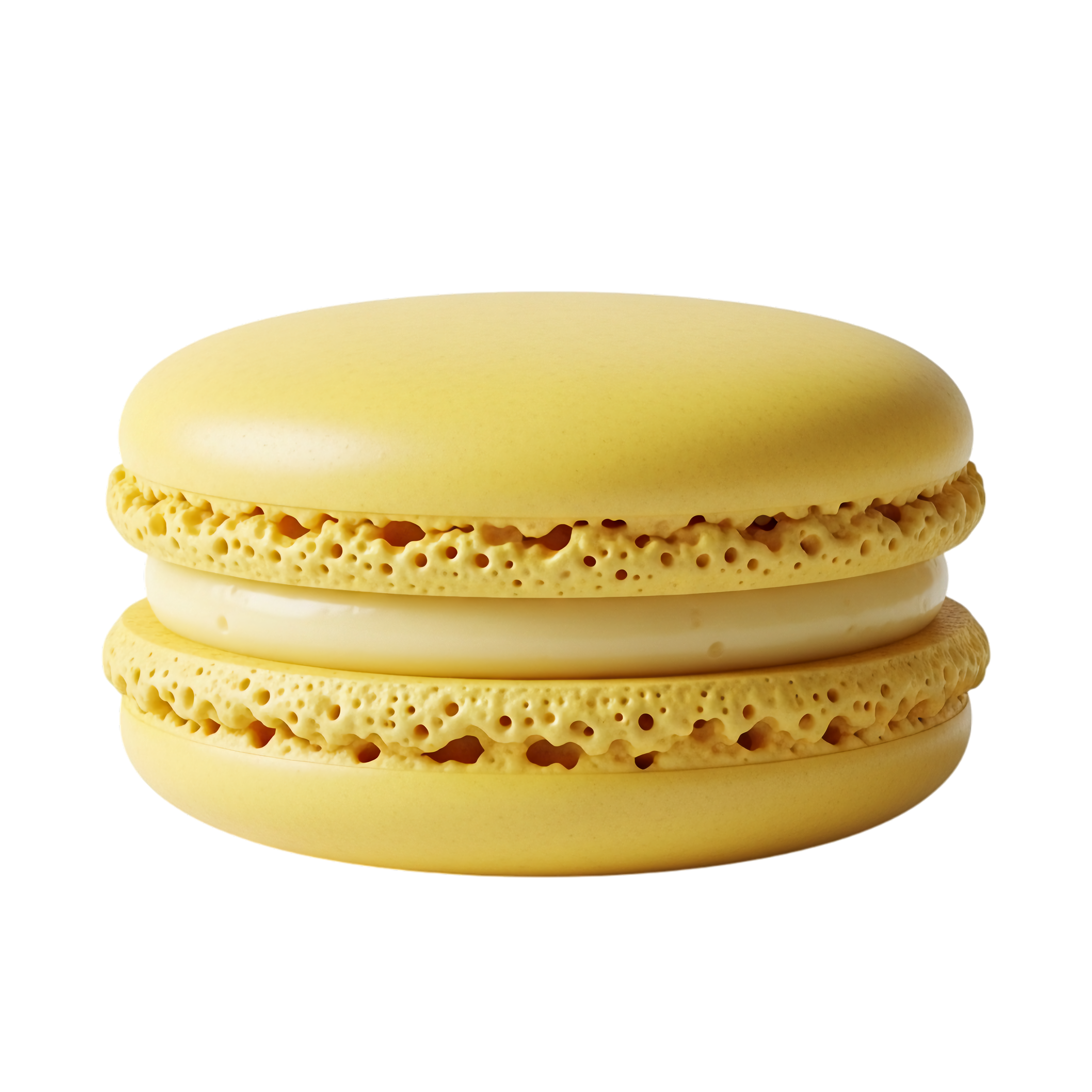 yellow macaron sweet dessert