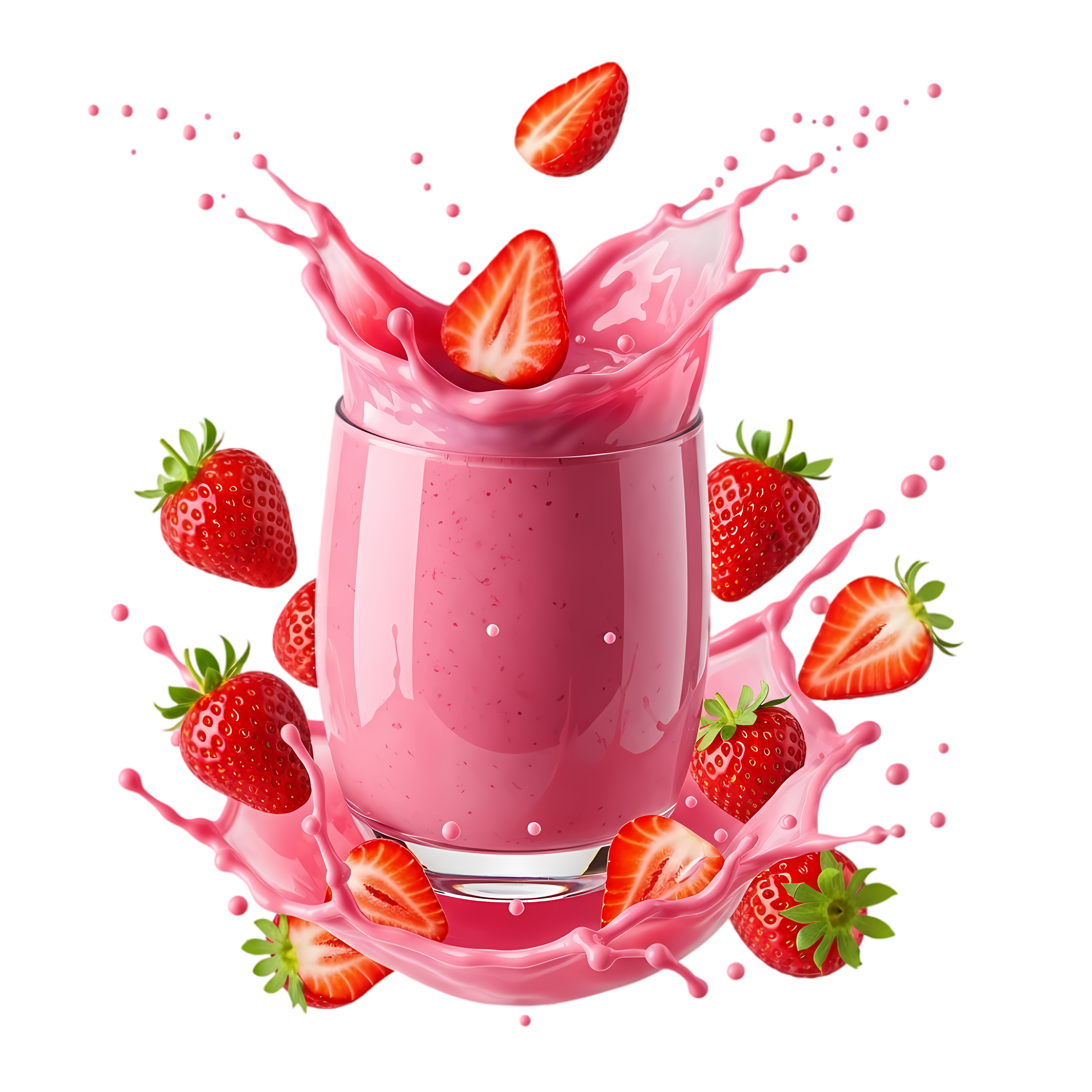 vibrant pink shake splash motion