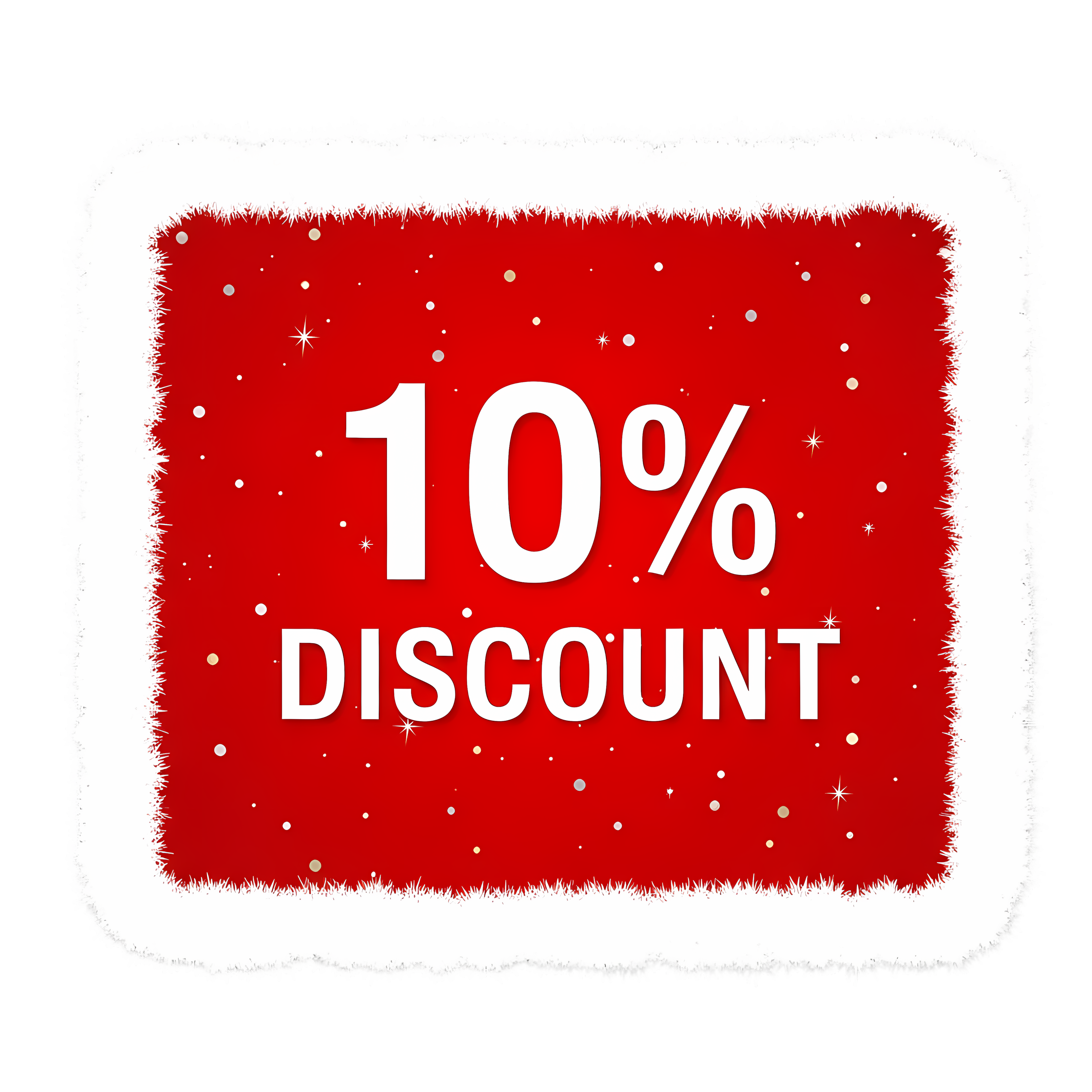 red holiday discount icon 10