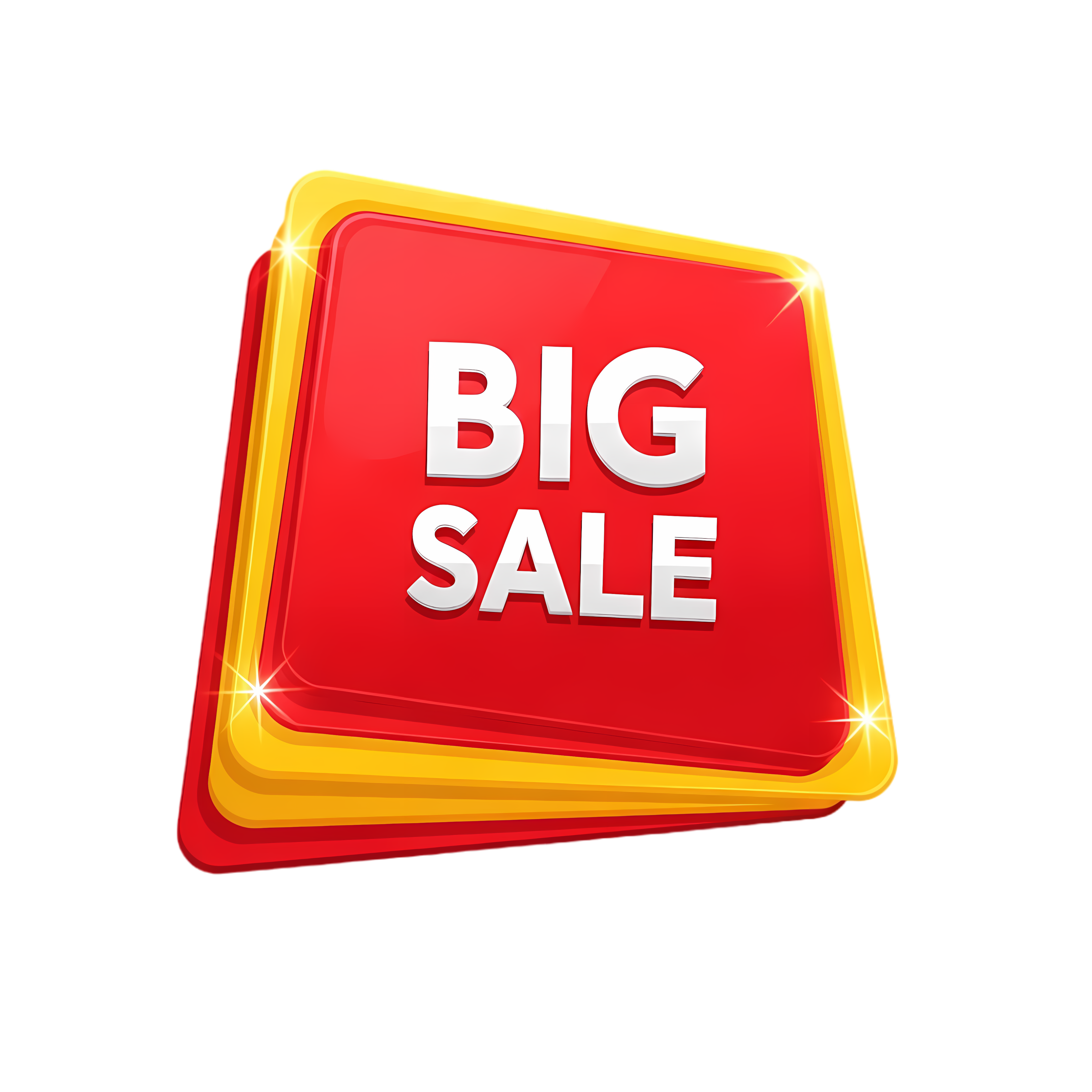 vector big sale banner with yellow red style