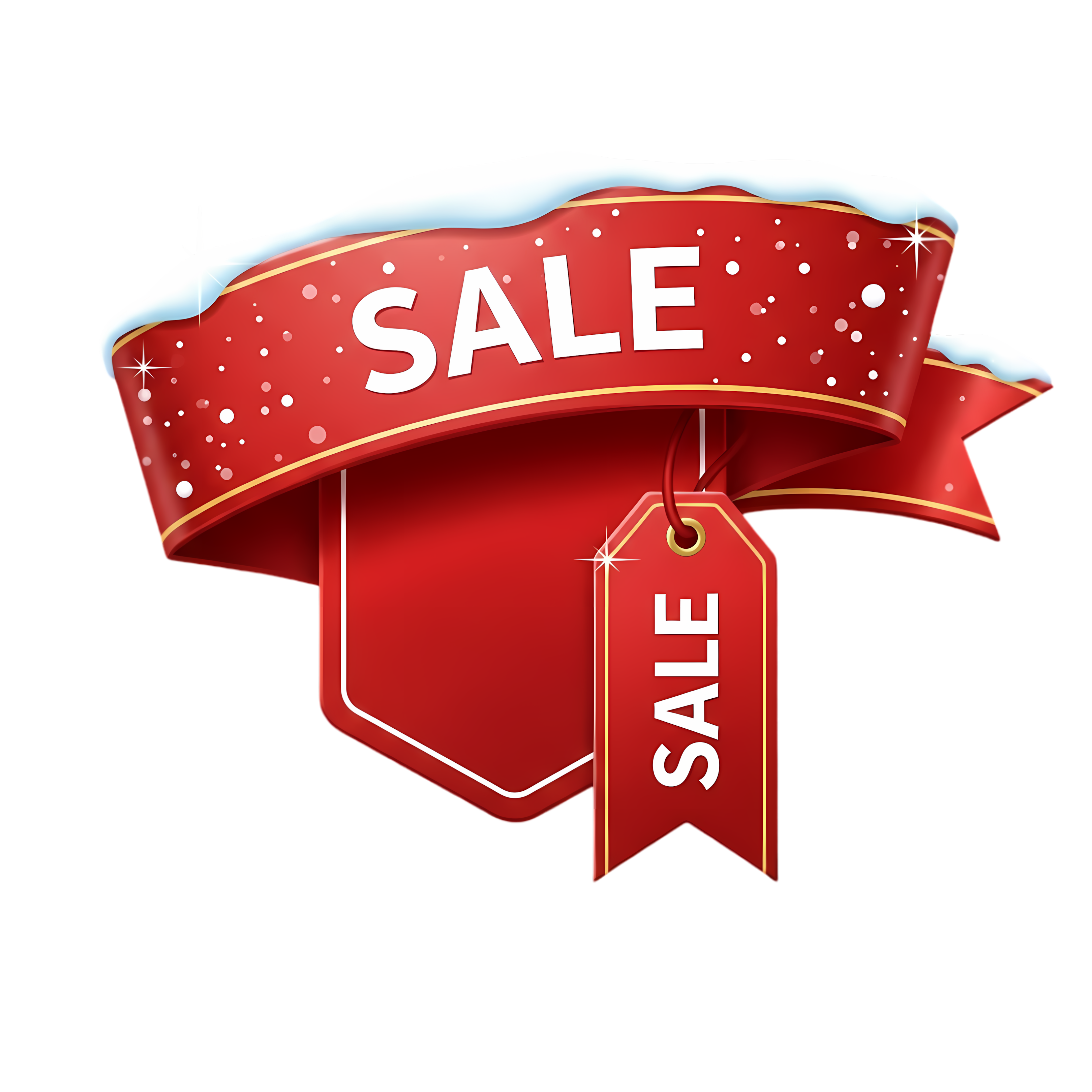 winter shopping offer badge